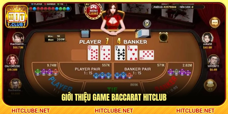 Khái quát sảnh Baccarat với lối chơi quen thuộc